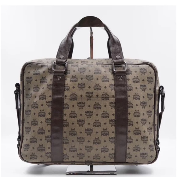 MCM Marble Visetos laptop/briefcase bag EUC!!!!! - Picture 7 of 16